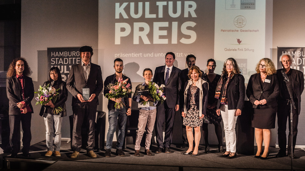 Gewinner und Preisstifter des Hamburger Stadtteilkulturpreis 2016, Foto: Jo larsson