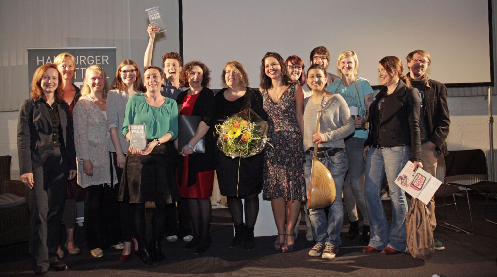 Gewinner und Jury der Hamburger Stadtteilkulturpreis 2014