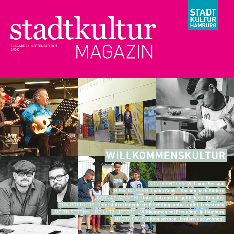 stadtkultur magazin Nr. 32: Willkommenskultur – Kulturarbeit mit Flüchtlingen