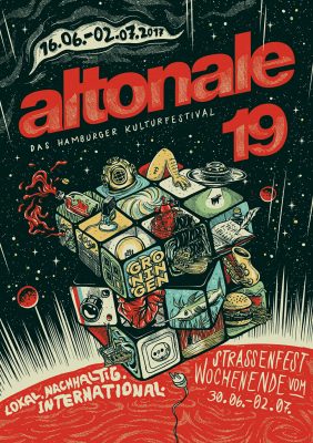 altonale Plakat 2017 von Sebastian Mättig