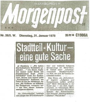 Morgenpost-Artikel vom 31. Januar 1978