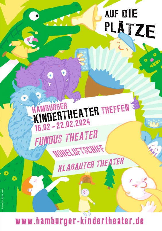 Hamburger Kindertheater Treffen „Auf die Plätze!“ vom 16. bis 22. Februar 2024