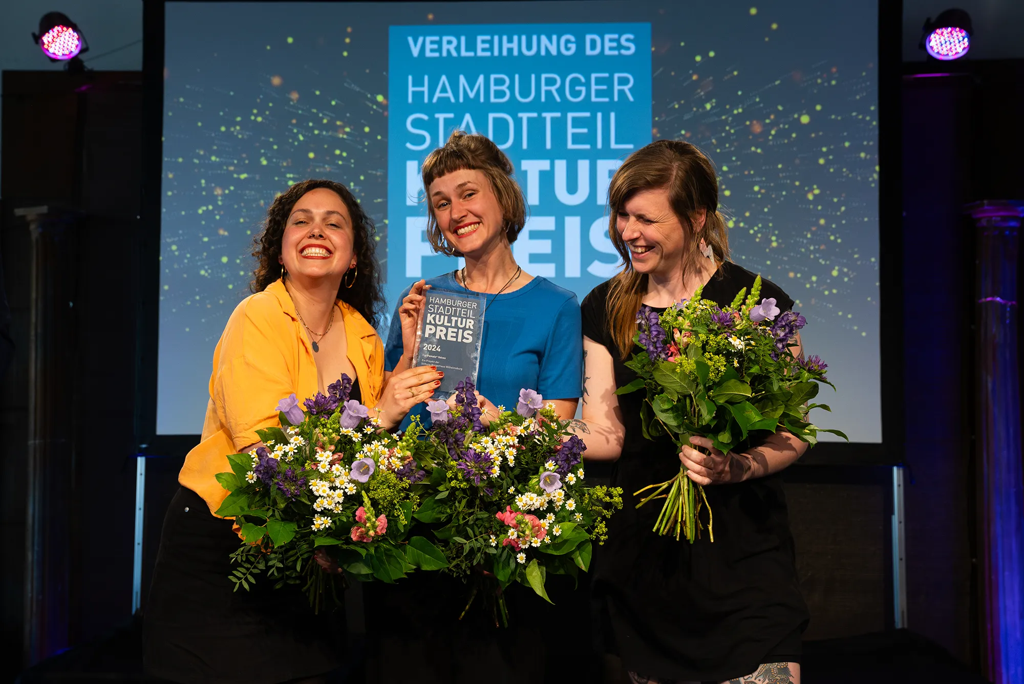 Impressionen der Verleihung Stadtteilkulturpreis und Publikumspreis am 16. Mai 2024