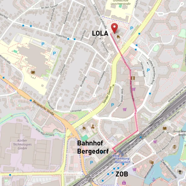 Anfahrt zum Ratschlag 2025 im LOLA Kulturzentrum
