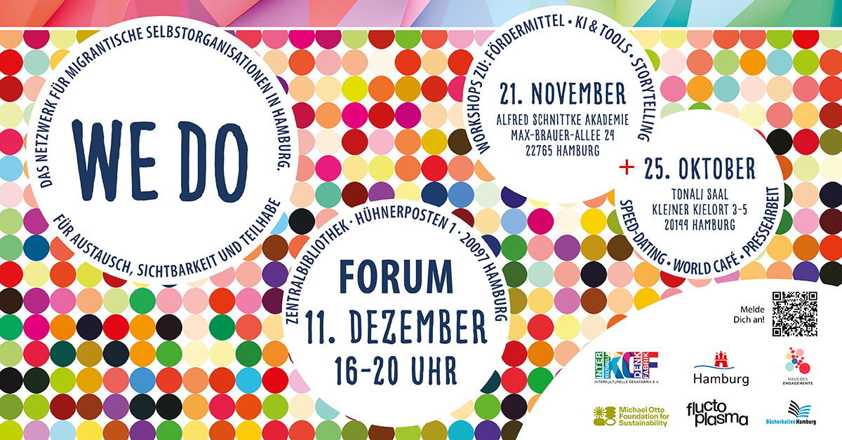 Neues Netzwerkformat „WeDo – Deine Stimme, dein Raum, unser Dialog“ von der Interkulturellen Denkfabrik